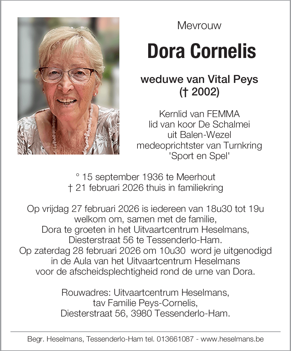 Dora Cornelis