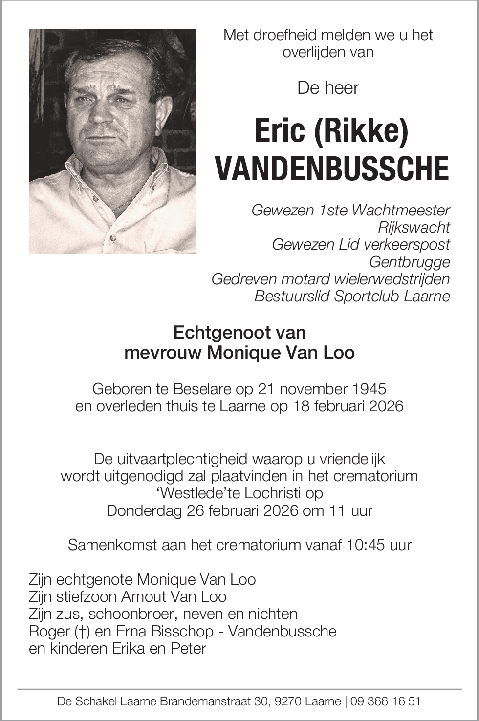 Eric Vandenbussche