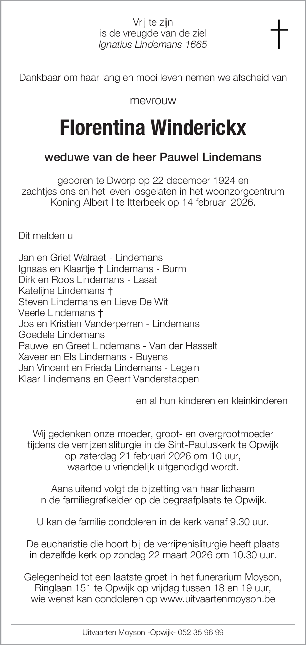 Florentina Winderickx