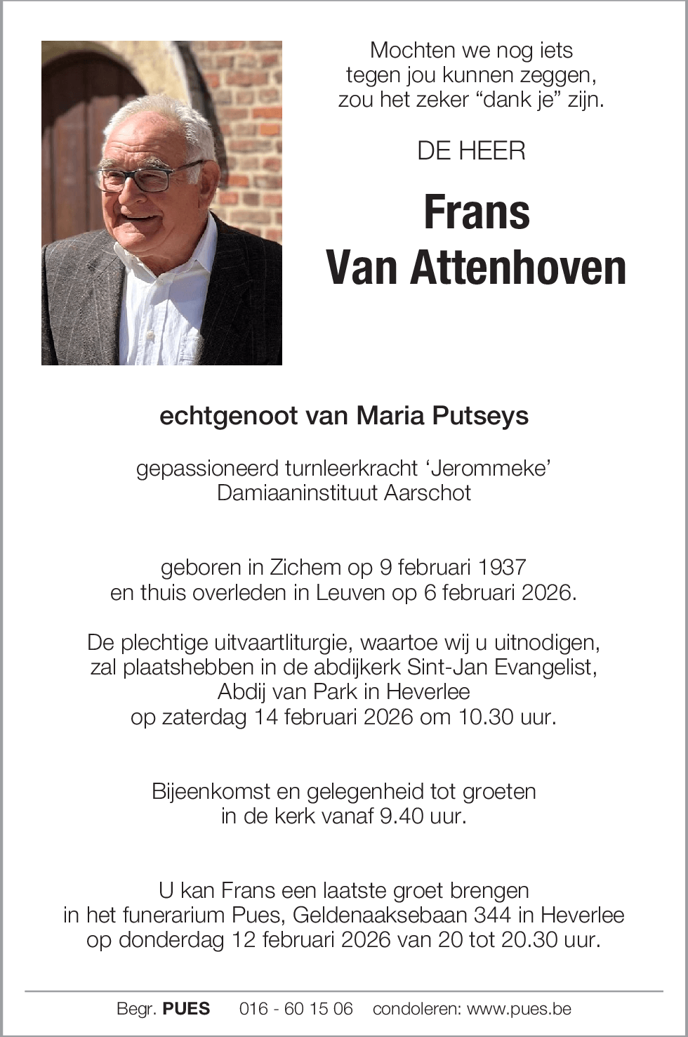 Frans Van Attenhoven