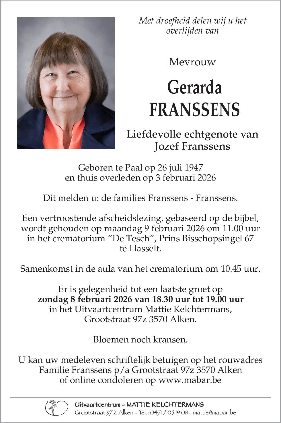 Gerarda Franssens