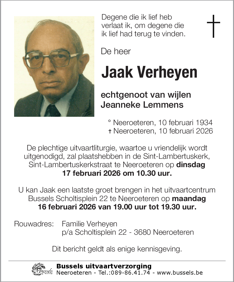 Jaak VERHEYEN