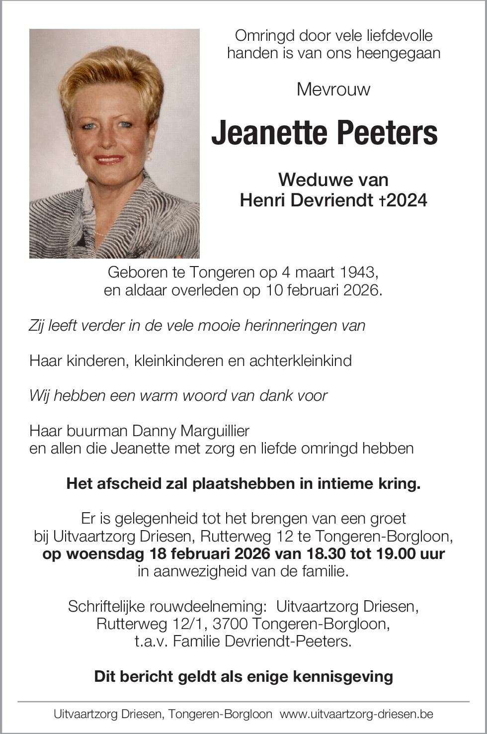 Jeanette Peeters
