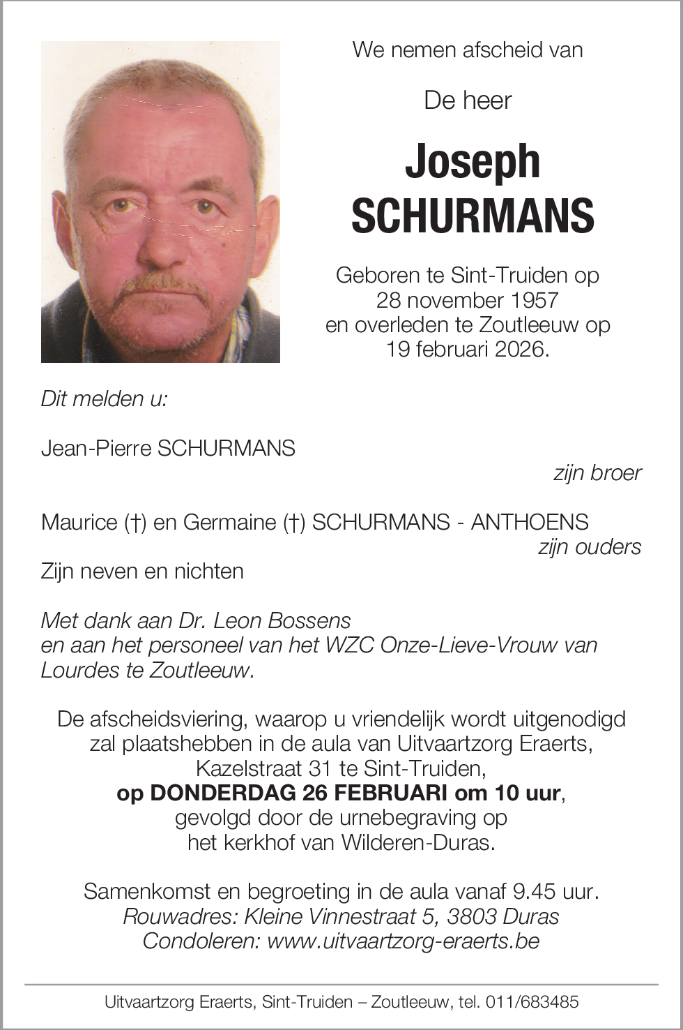 Joseph Schurmans