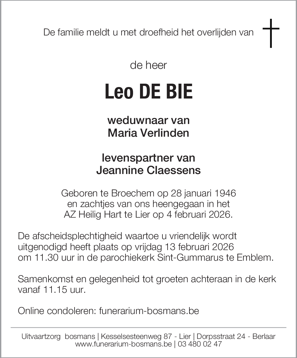 Leo De Bie