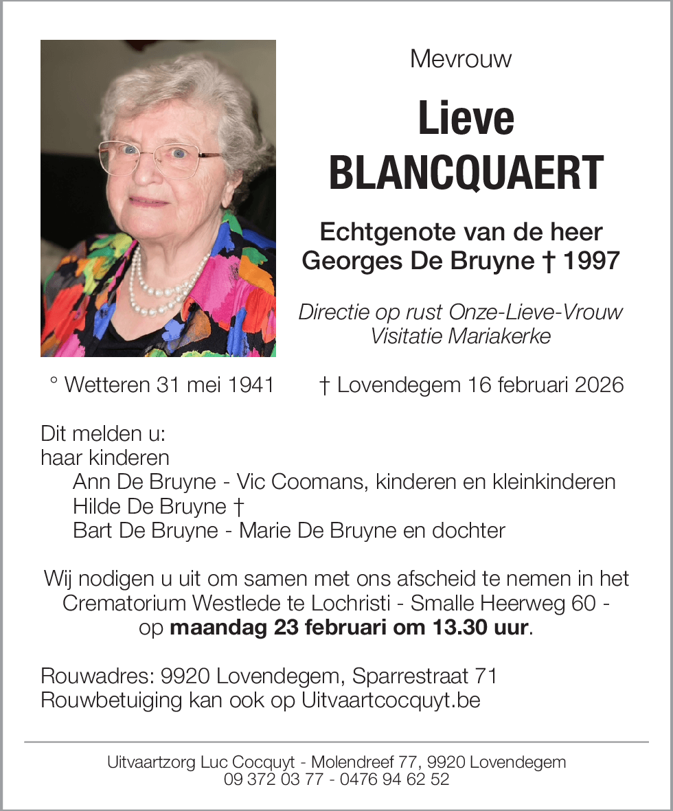 Lieve Blancquaert