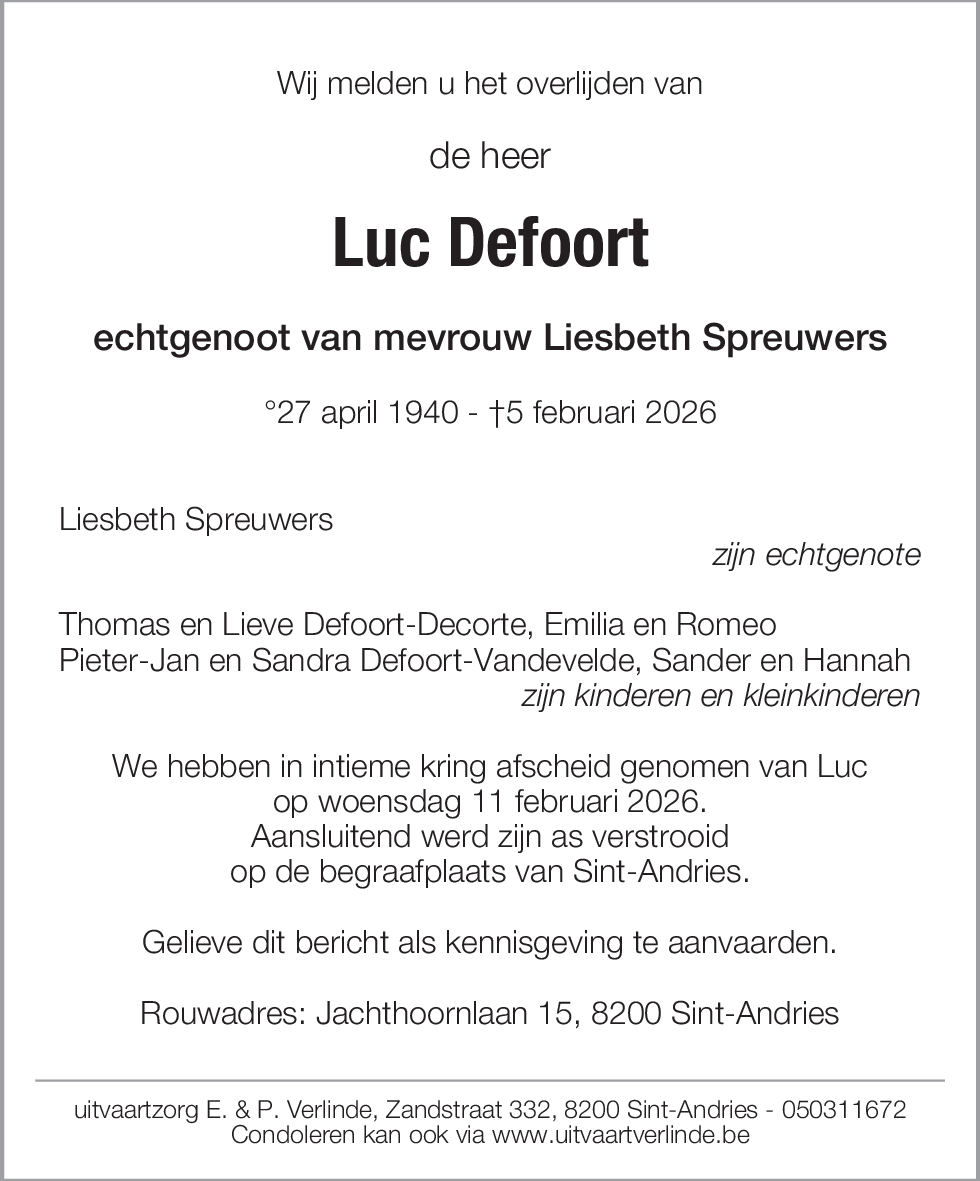 Luc Defoort