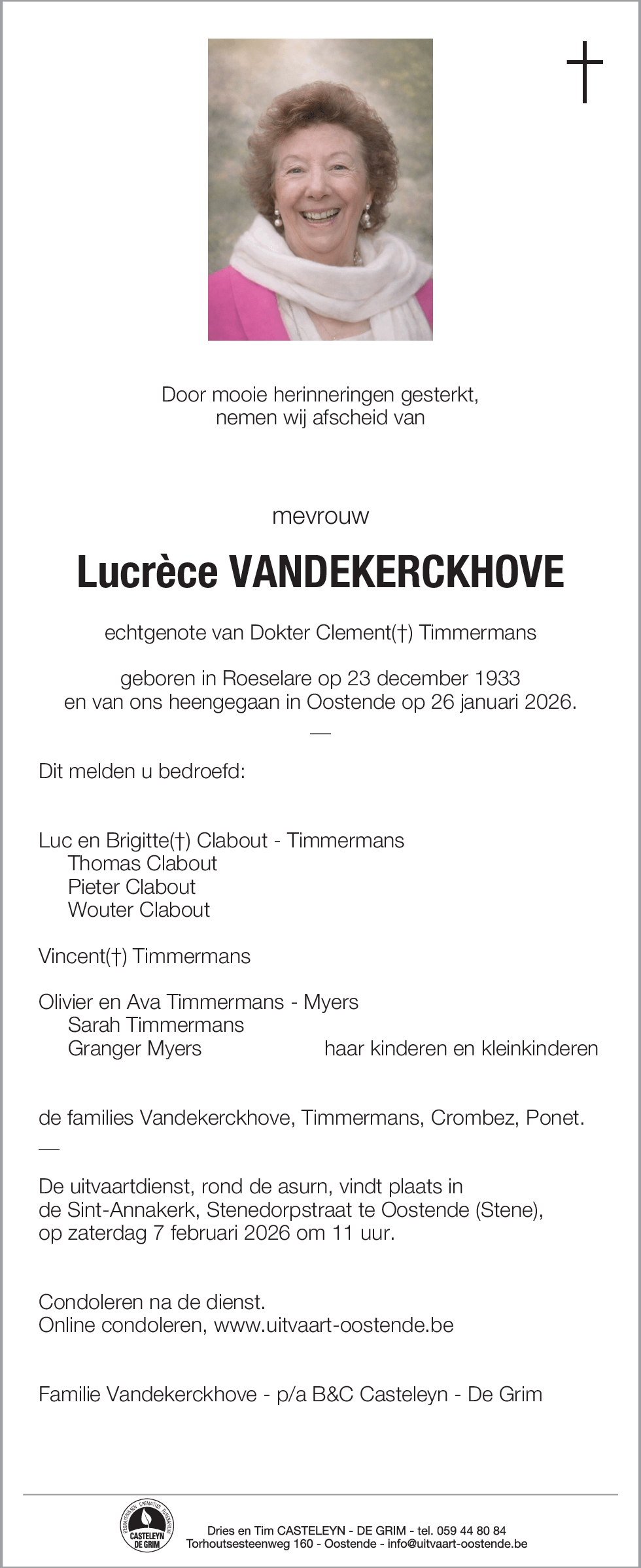 Lucrèce Vandekerckhove