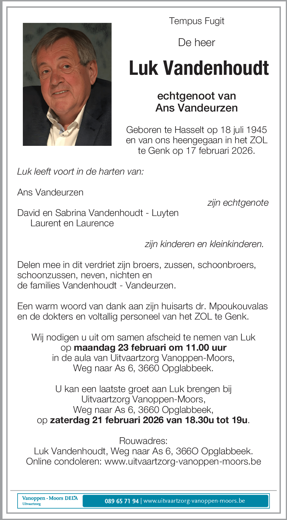 Luk Vandenhoudt