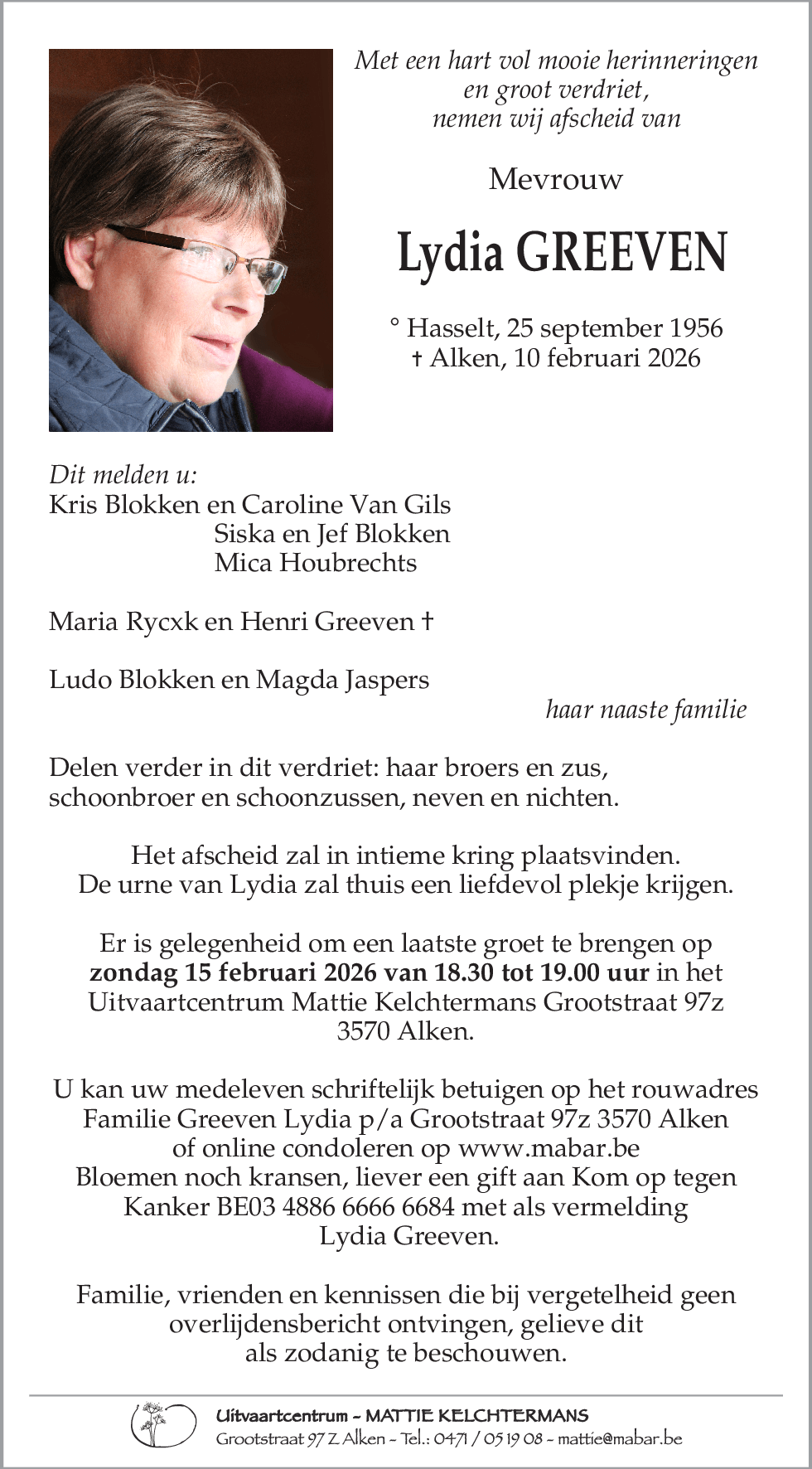 Lydia Greeven