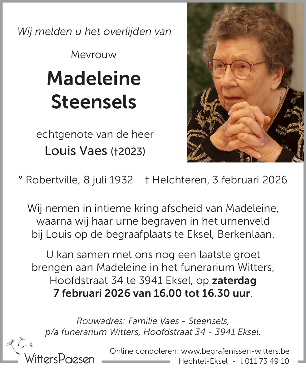 Madeleine Steensels