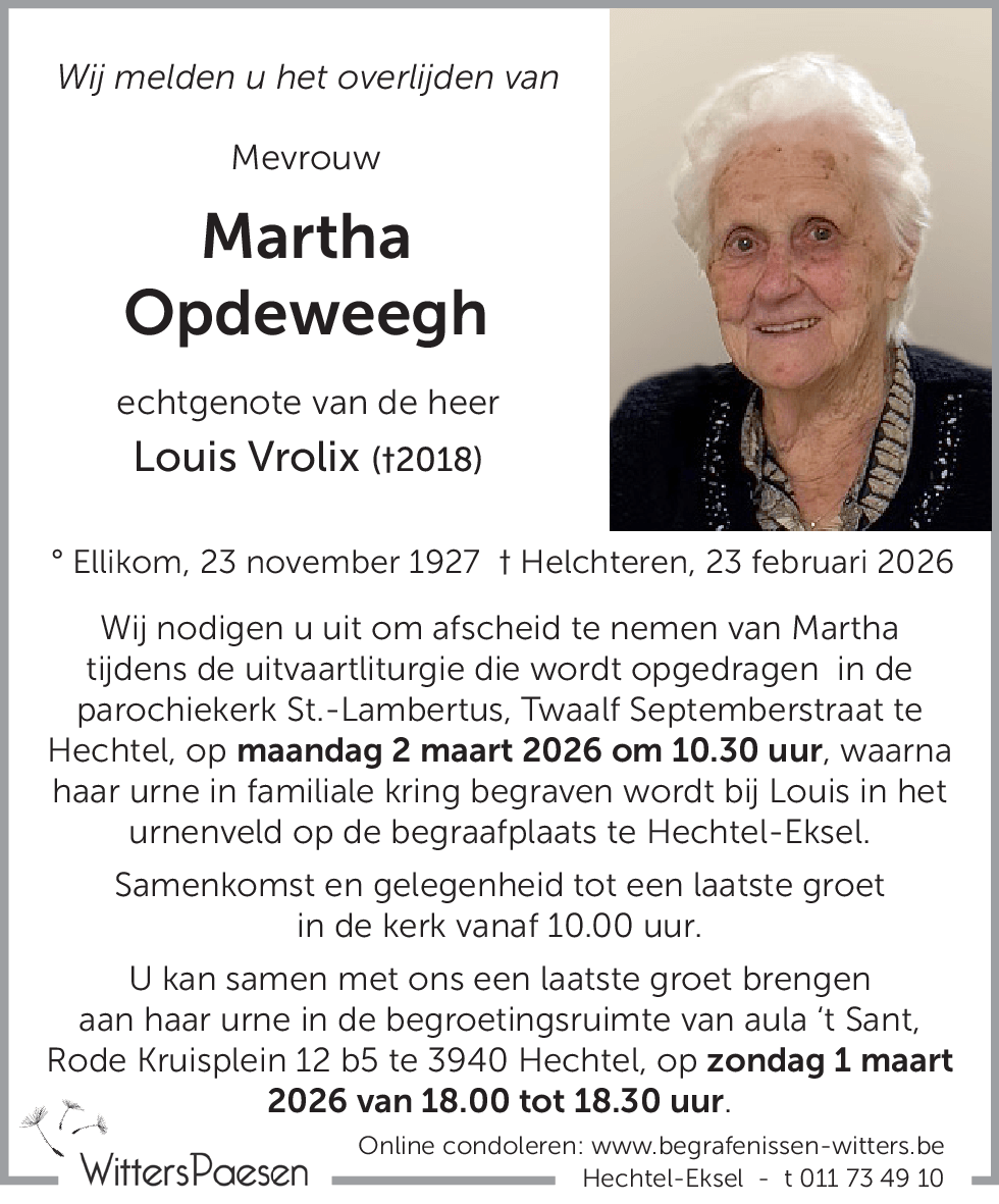 Martha Opdeweegh