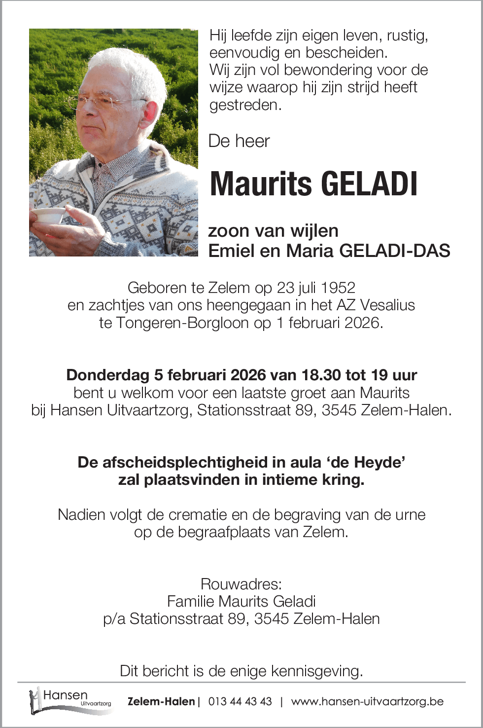 Maurice GELADI