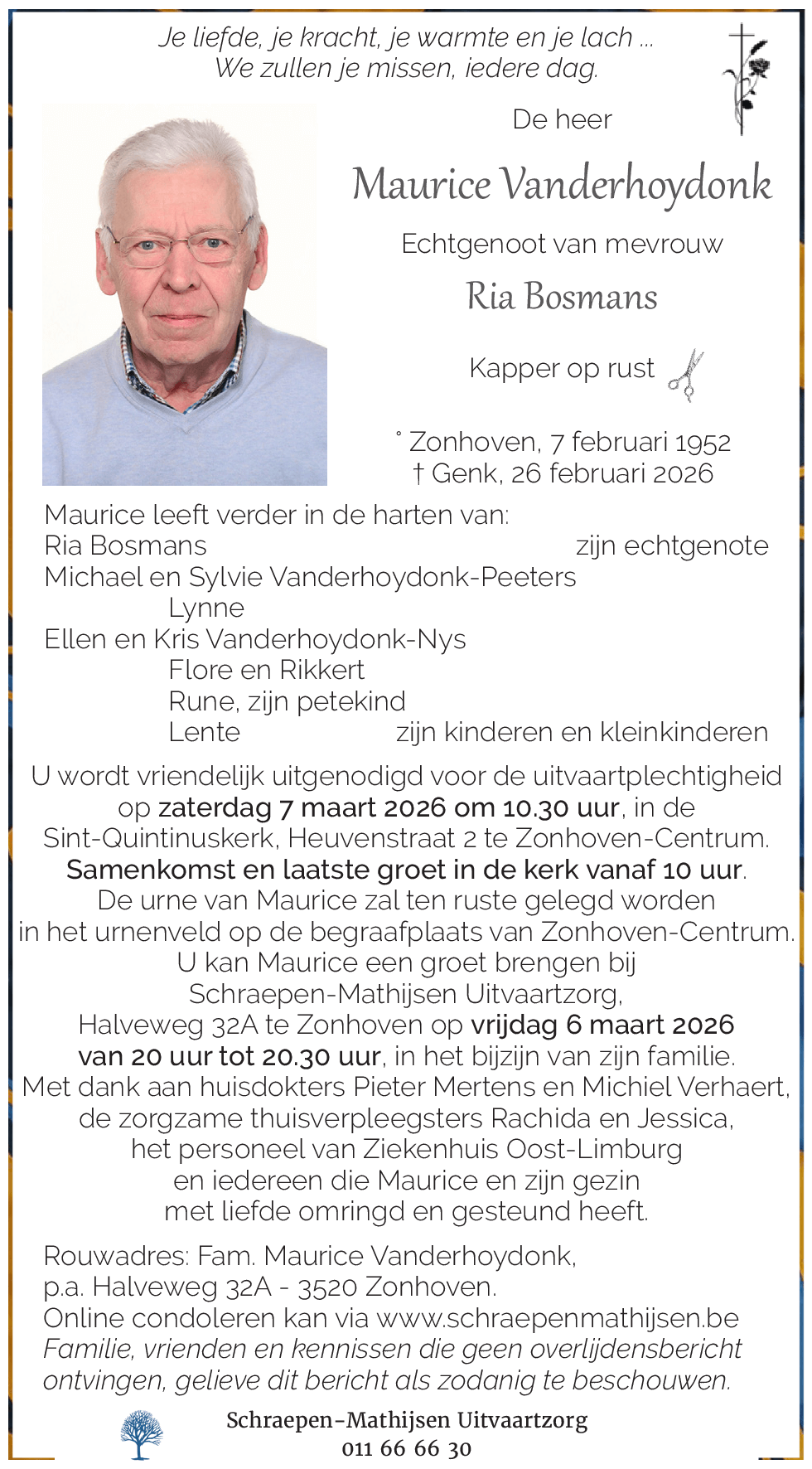 Maurice Vanderhoydonk