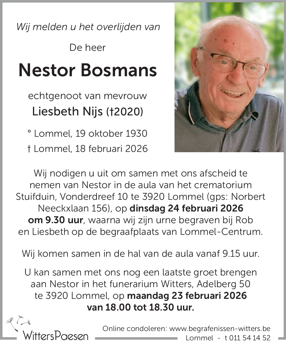 Nestor Bosmans