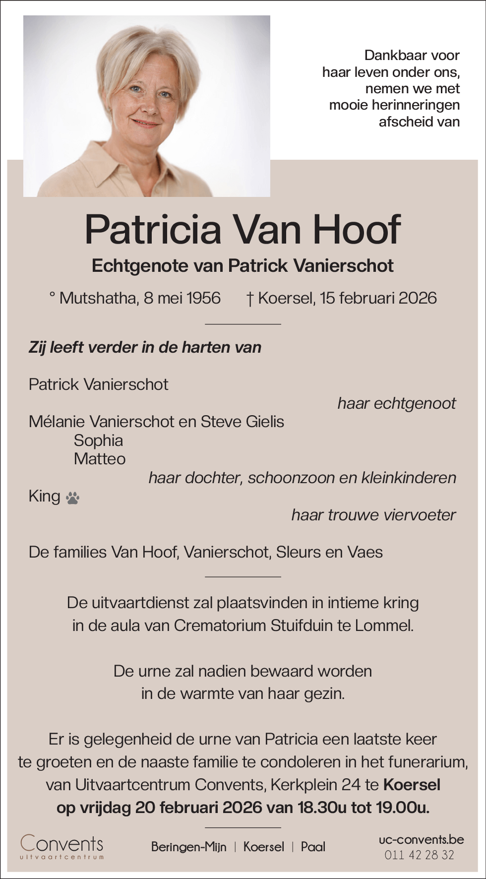 Patricia Van Hoof