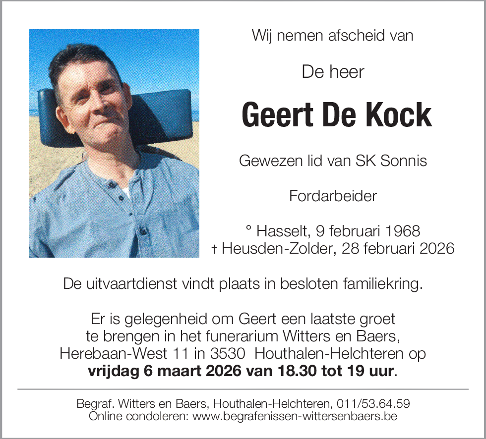 Geert De Kock