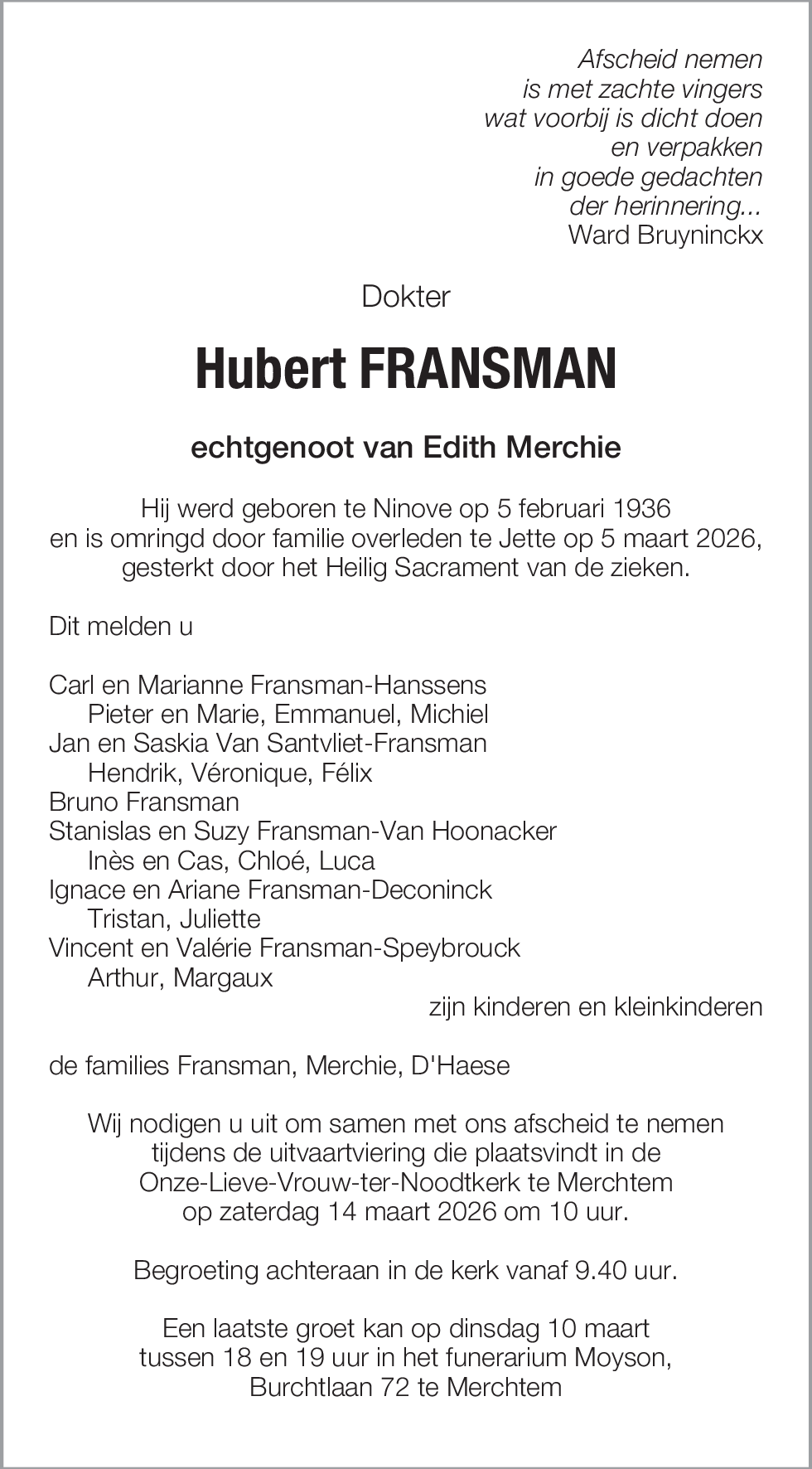 Hubert Fransman