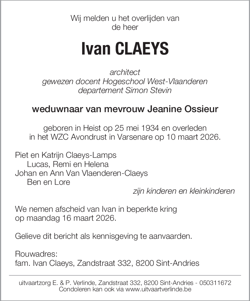 Ivan Claeys