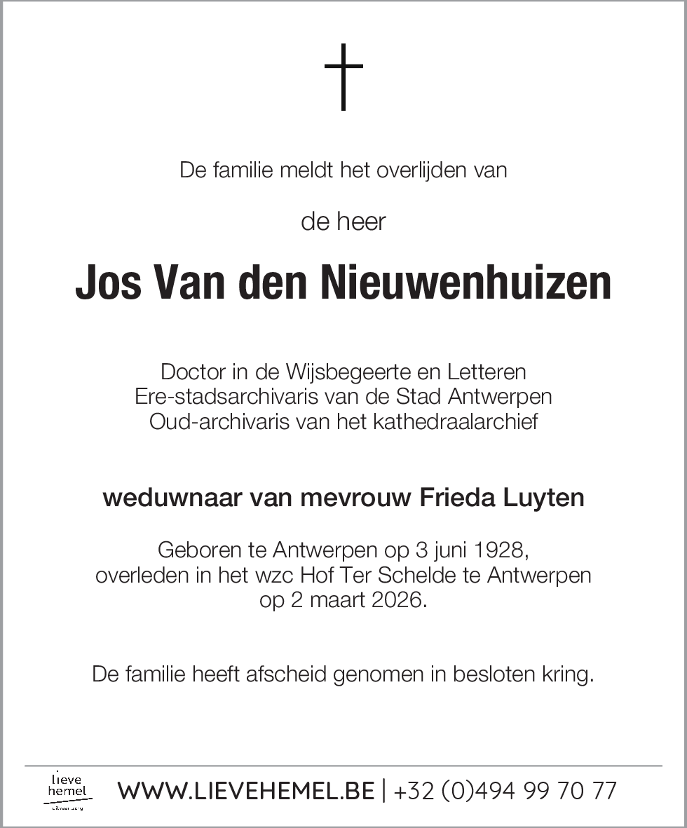 Jozef Van den Nieuwenhuizen