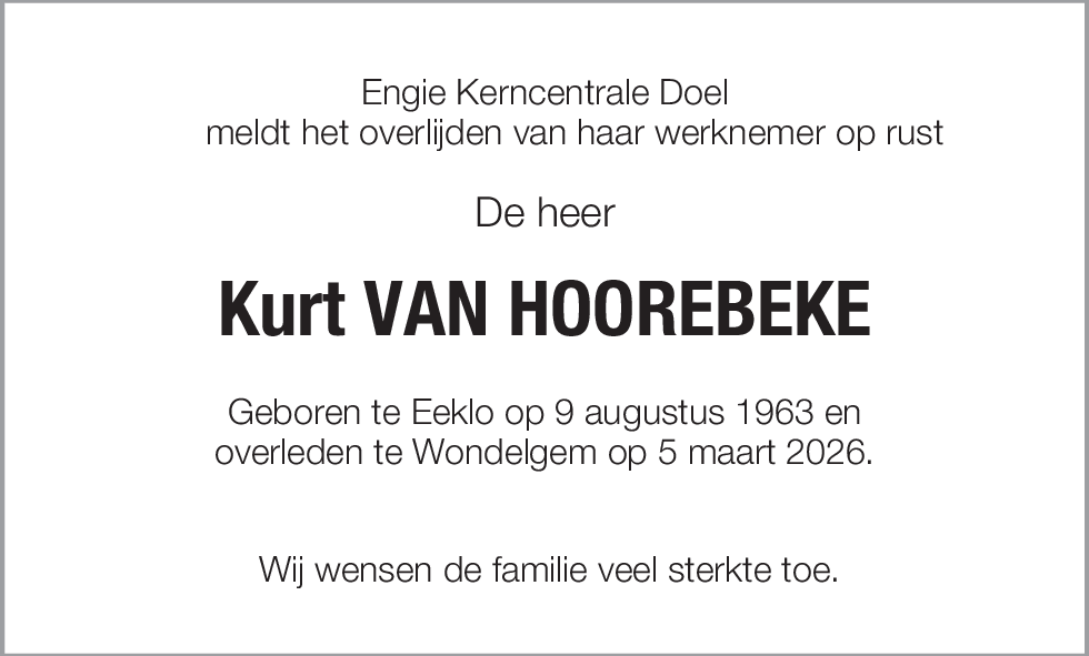 Kurt Van Hoorebeke