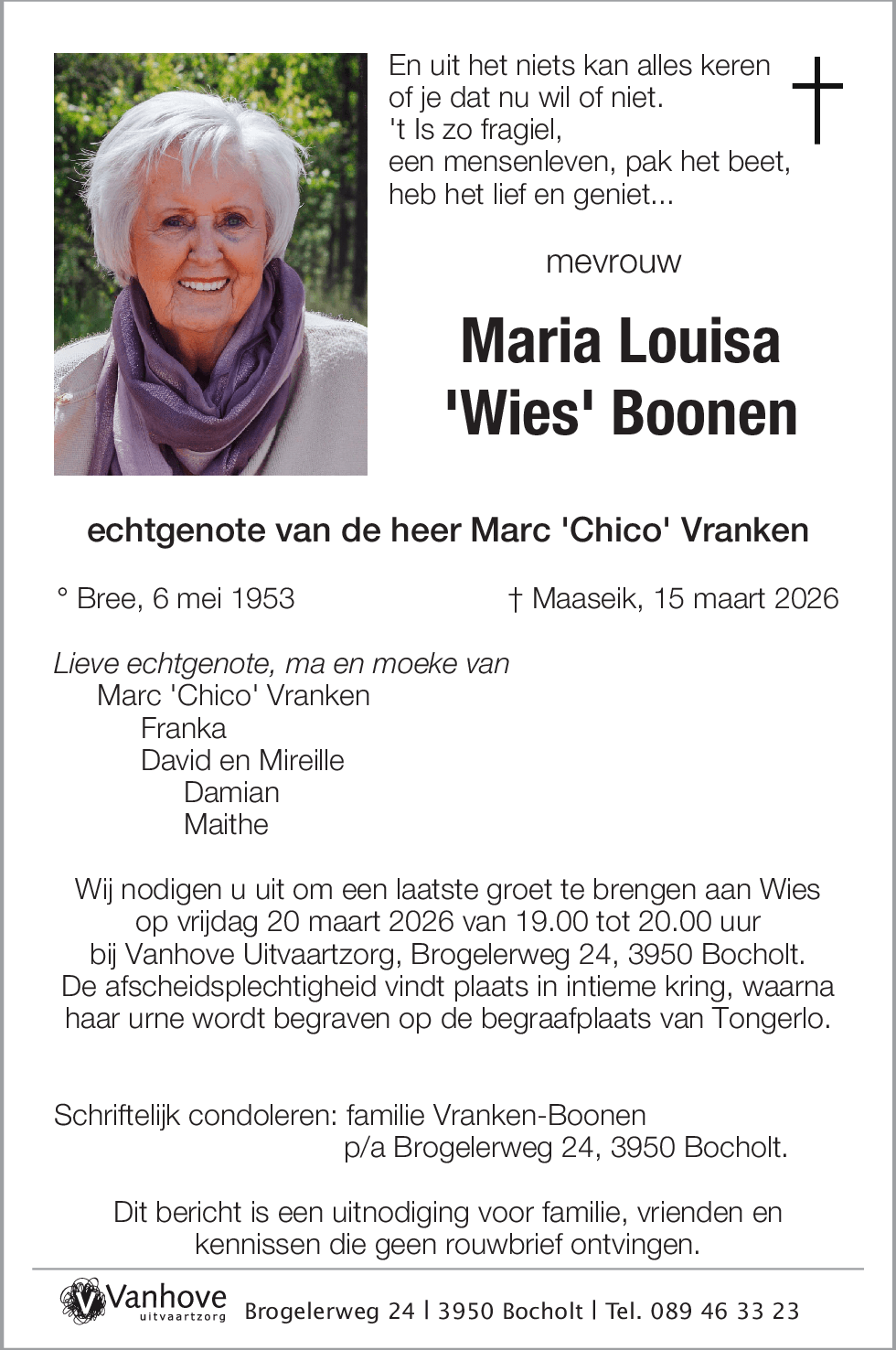Maria Louisa Boonen