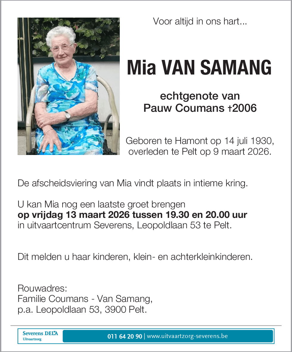 Maria Van Samang