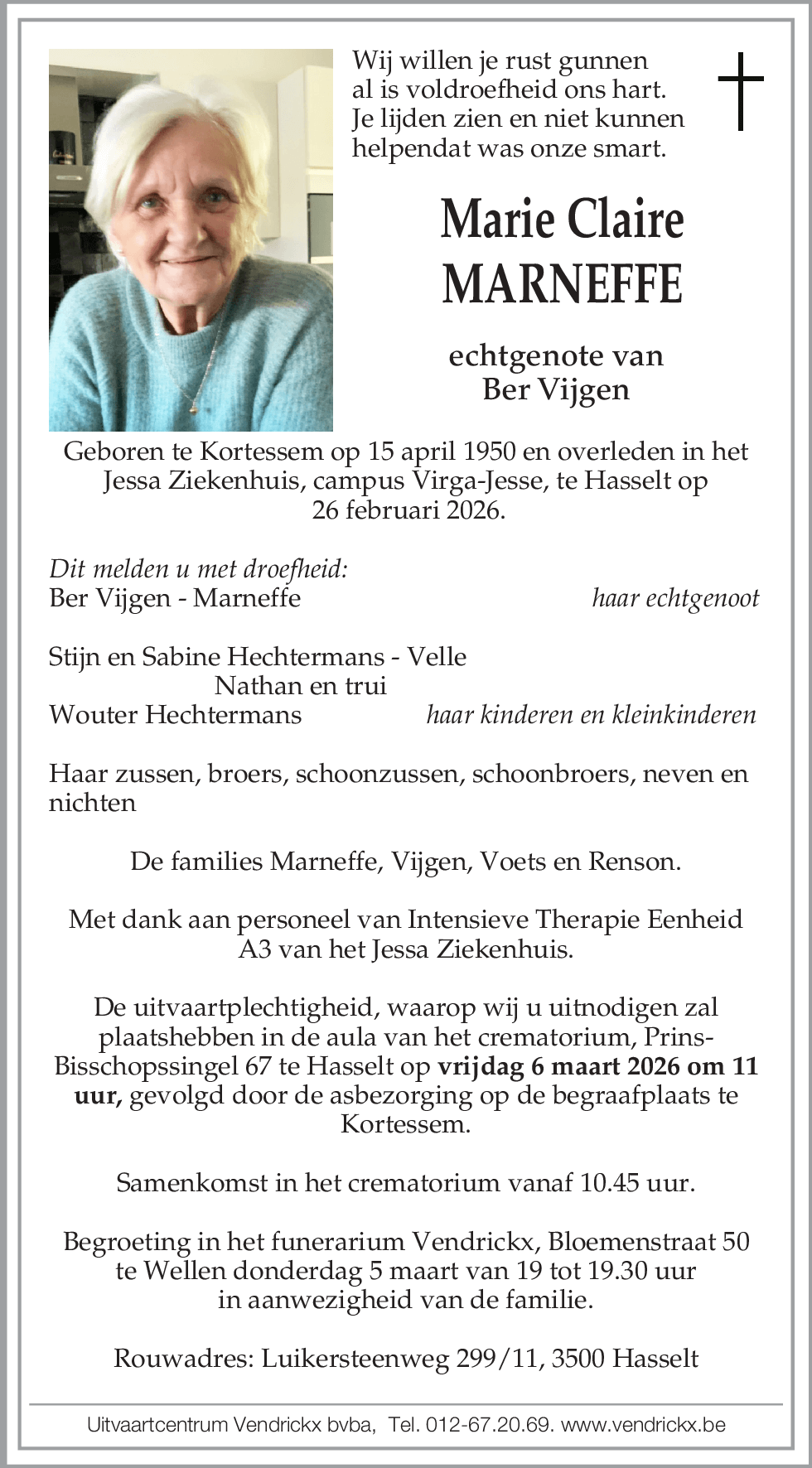 Marie Claire Marneffe