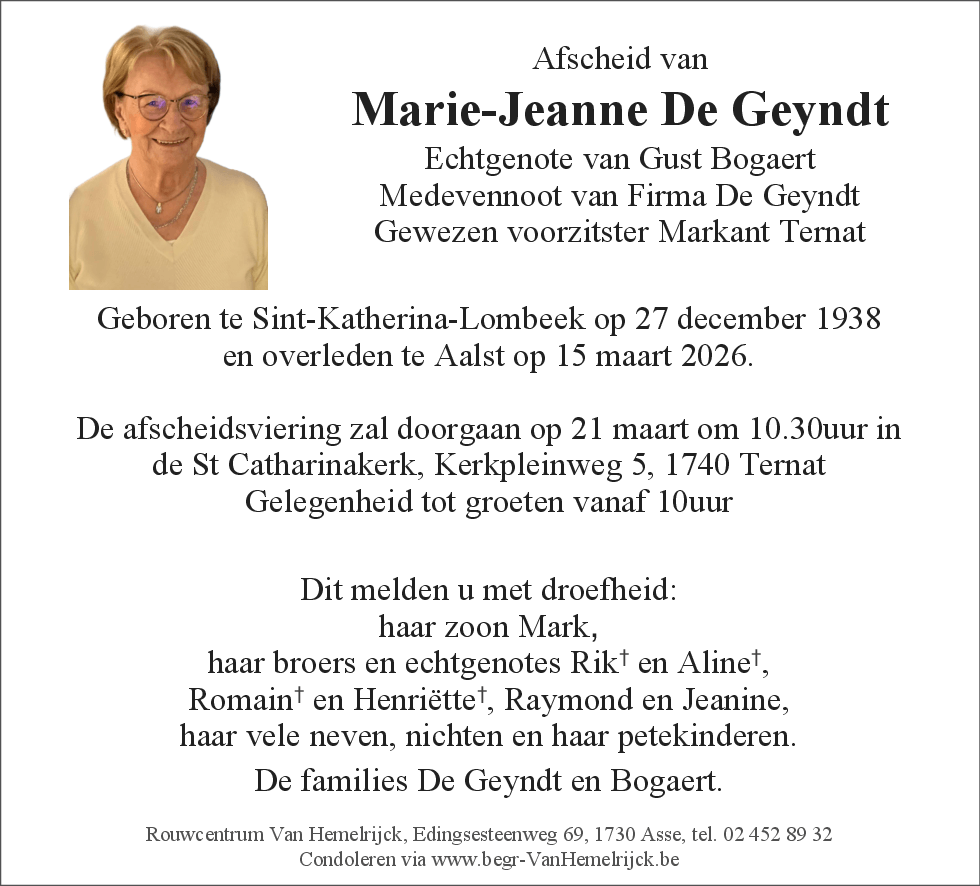 Marie-Jeanne De Geyndt