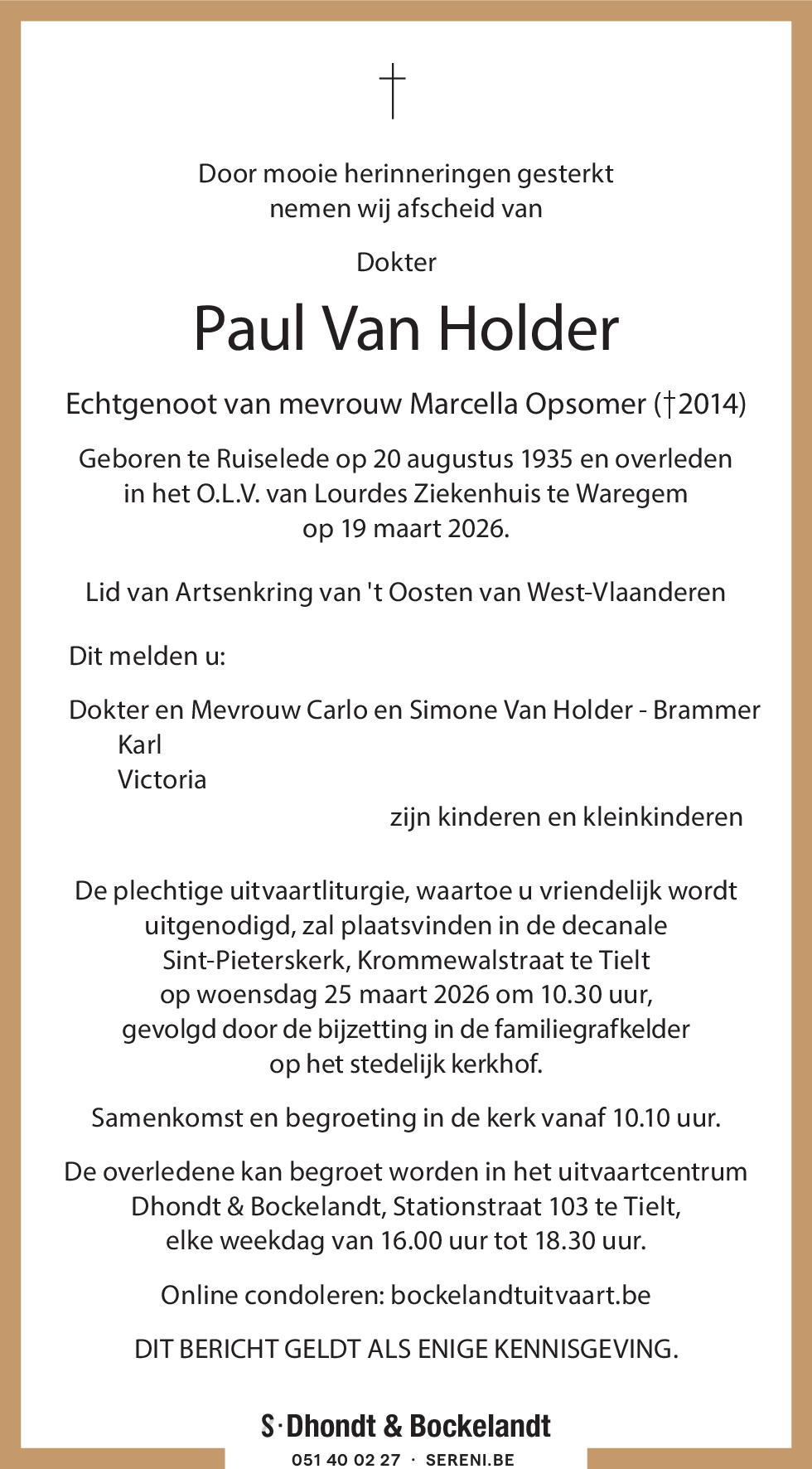 Paul Van Holder