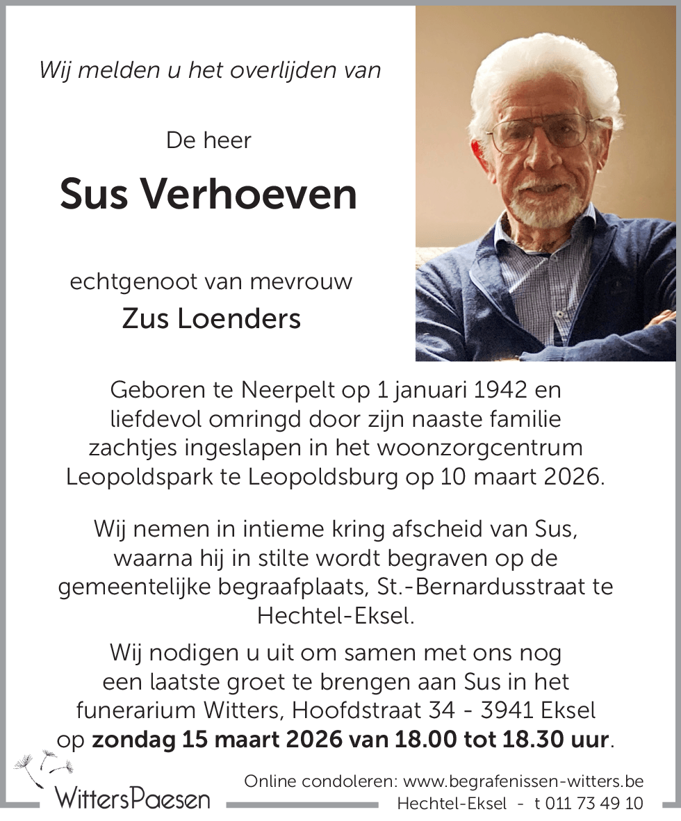 Sus Verhoeven