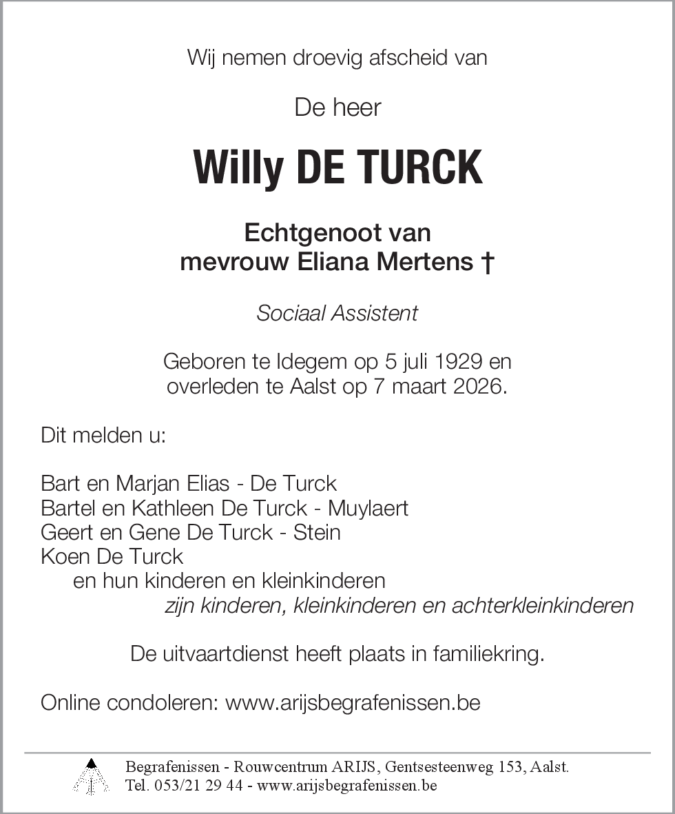 Willy De Turck