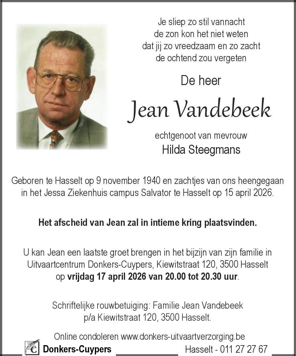 Jean  Vandebeek 