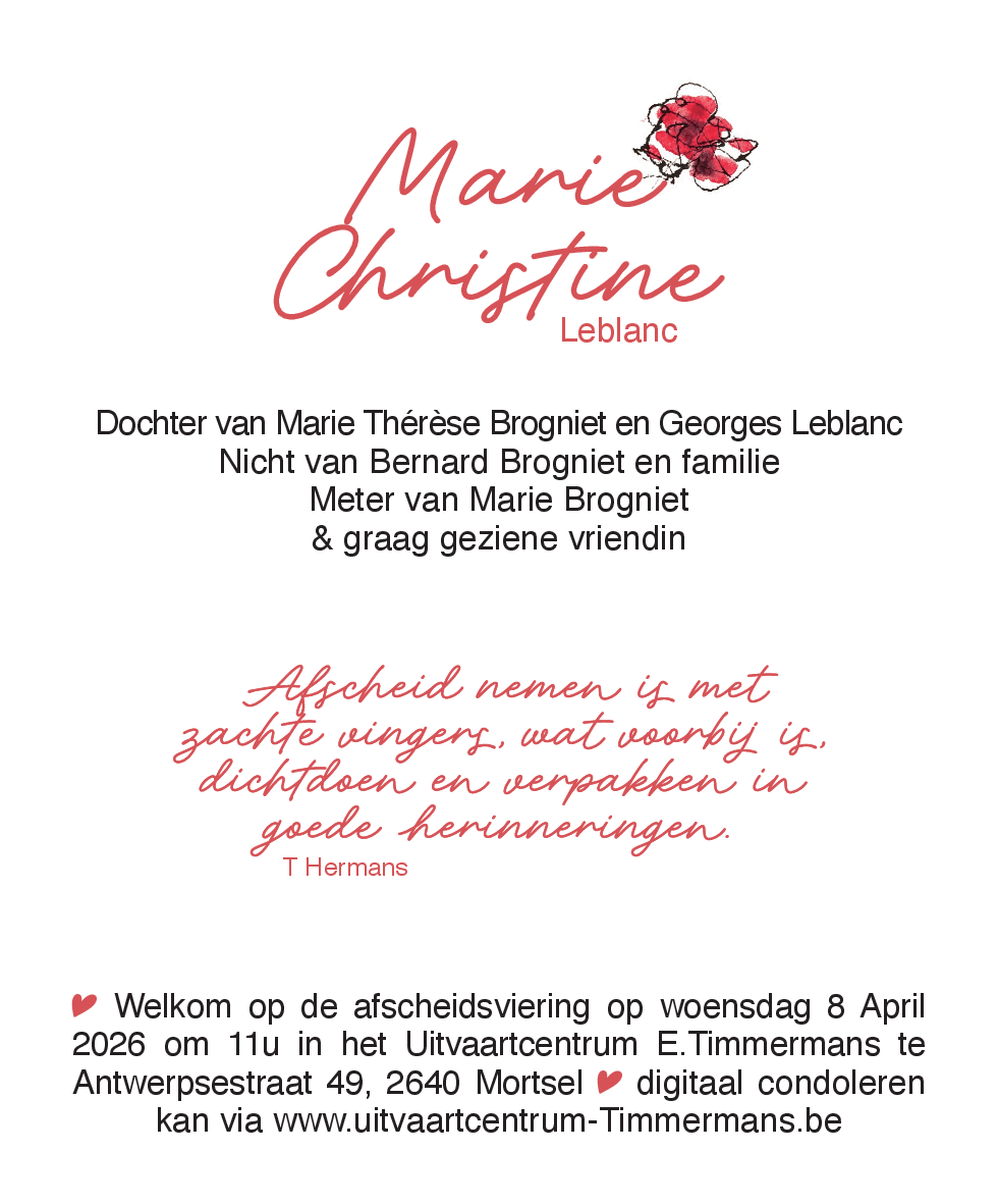 Marie Christine Leblanc