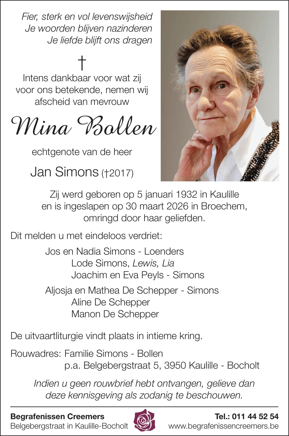 Mina Bollen