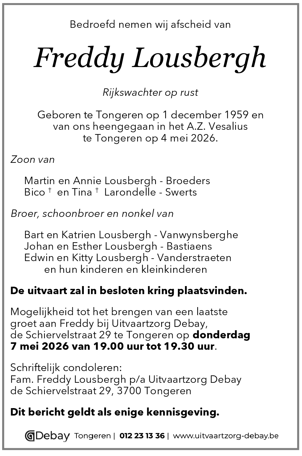 Freddy Lousbergh