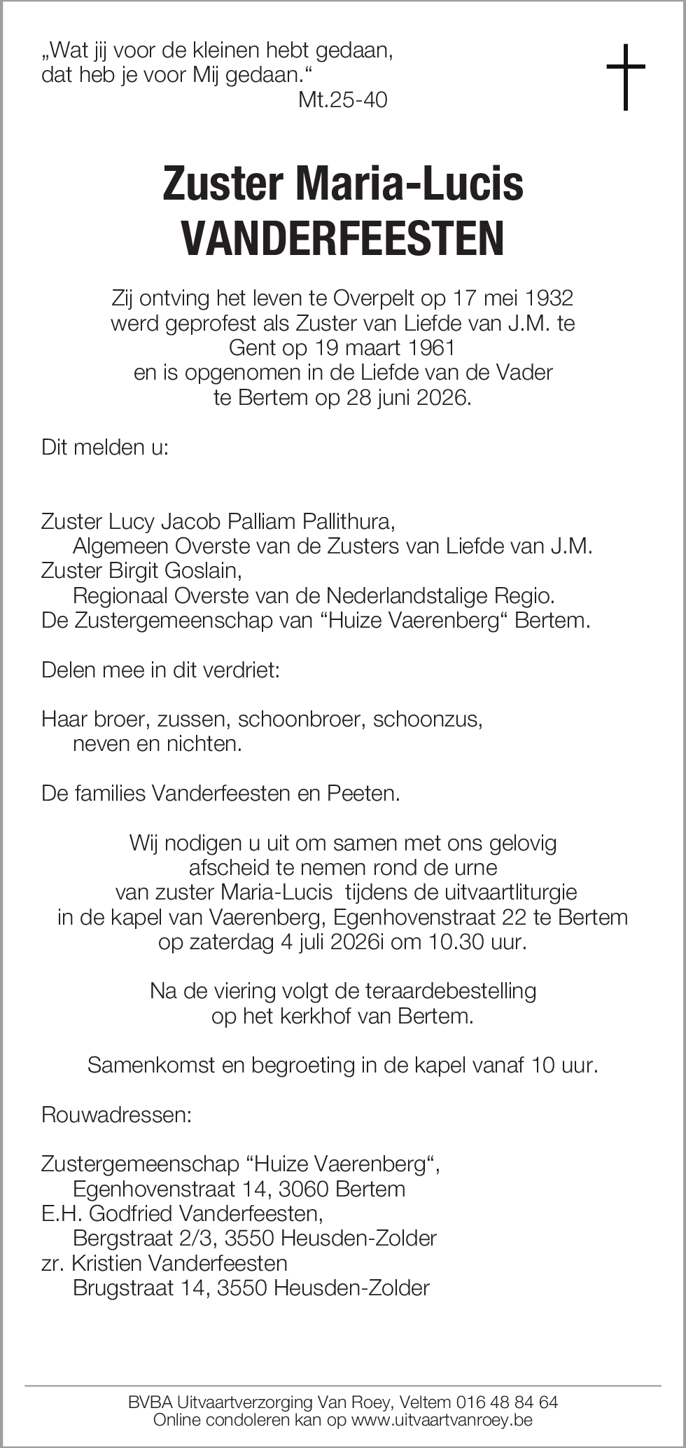 Maria-Lucis Vanderfeesten