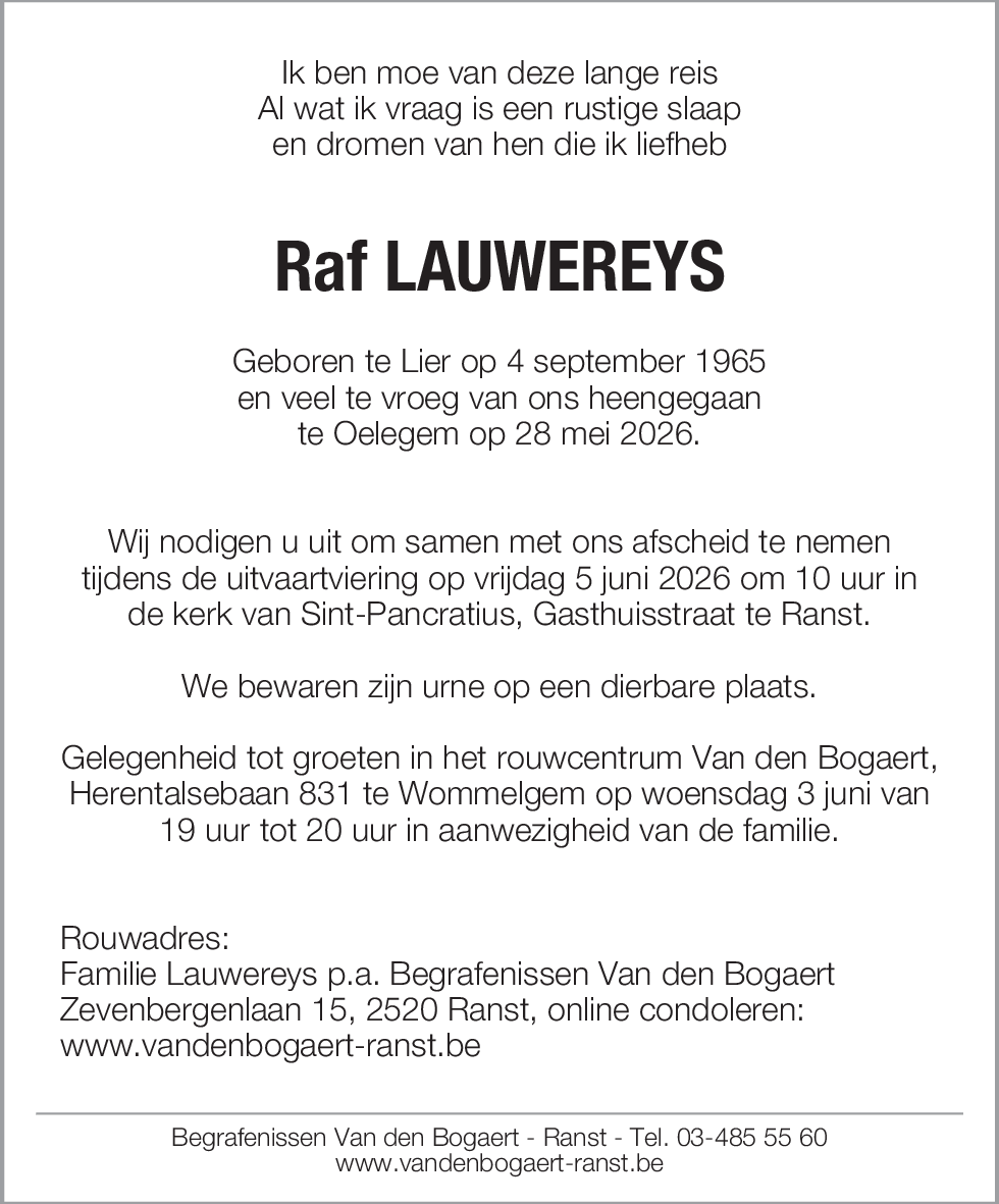 Raf Lauwereys
