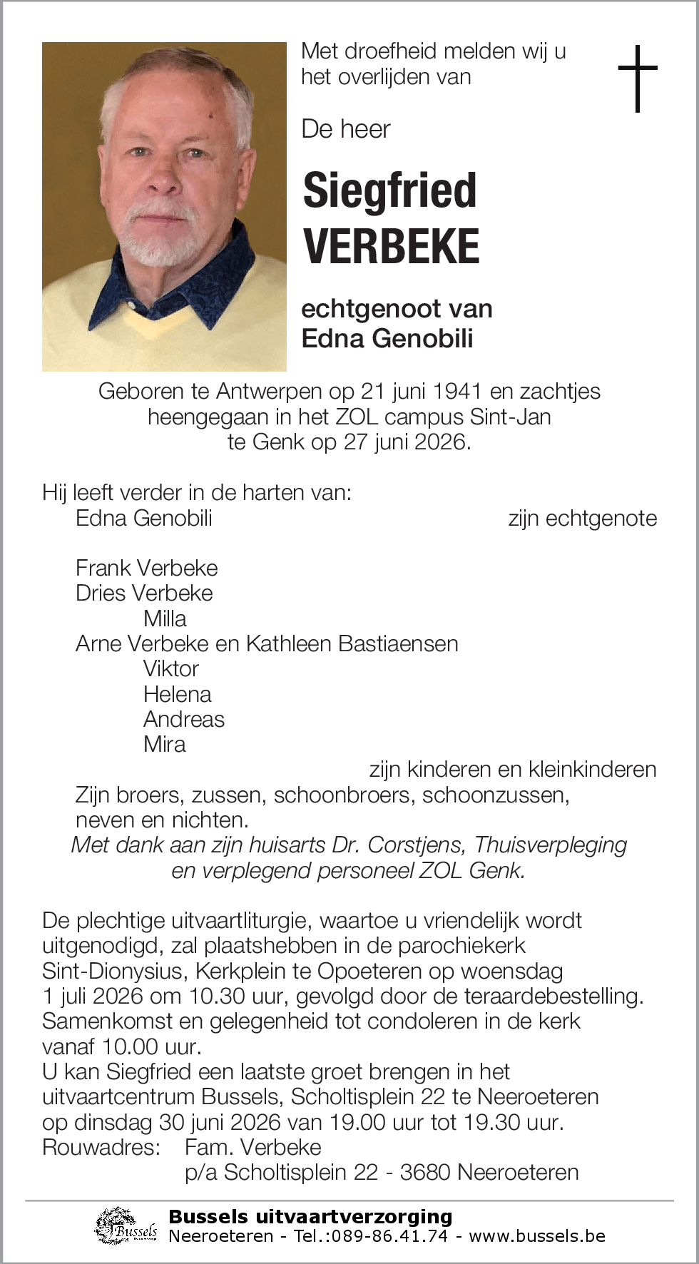 Siegfried Verbeke
