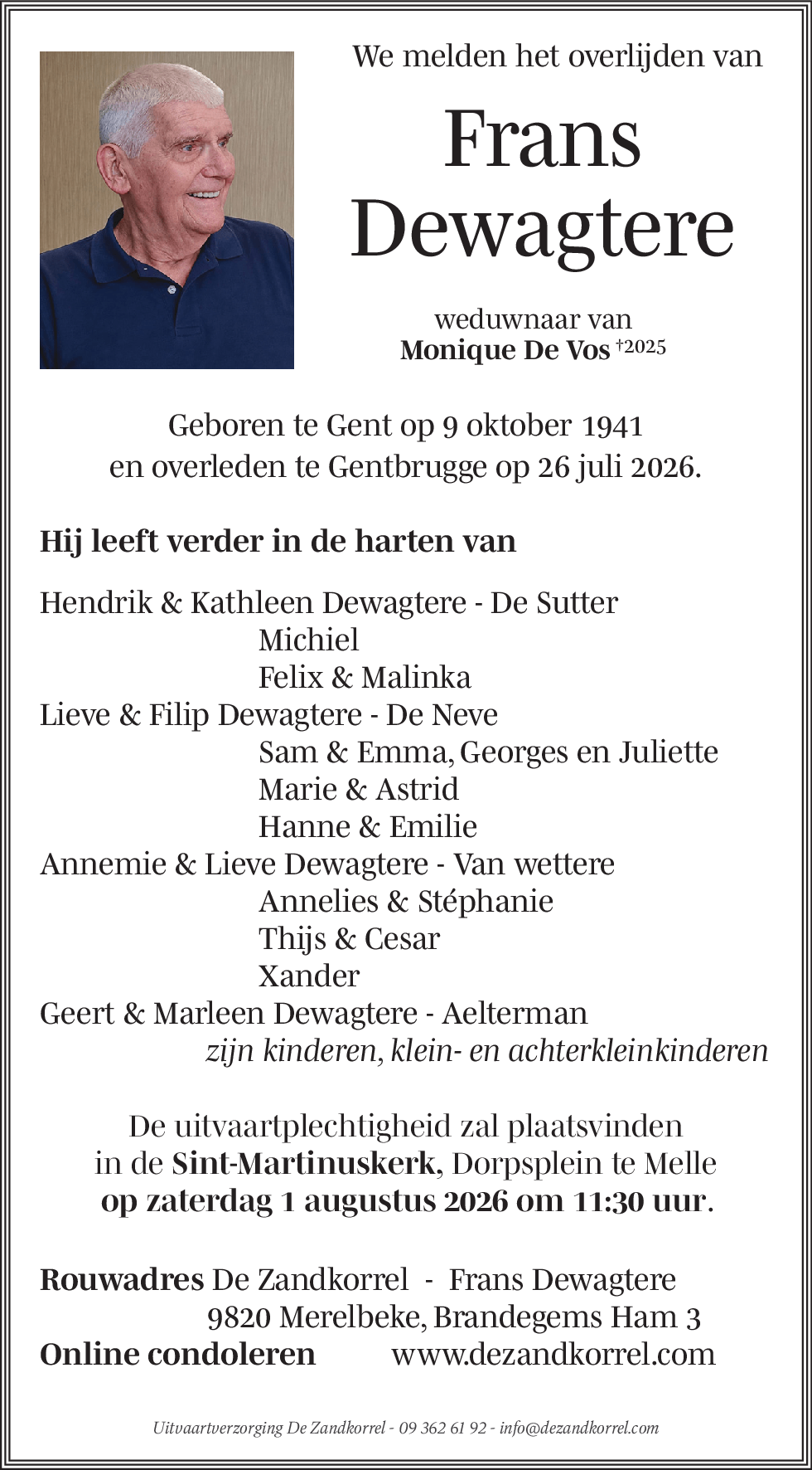 Frans  Dewagtere 