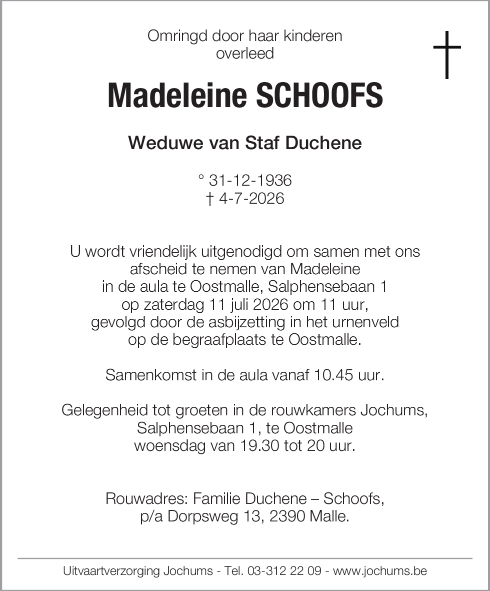 Madeleine Schoofs