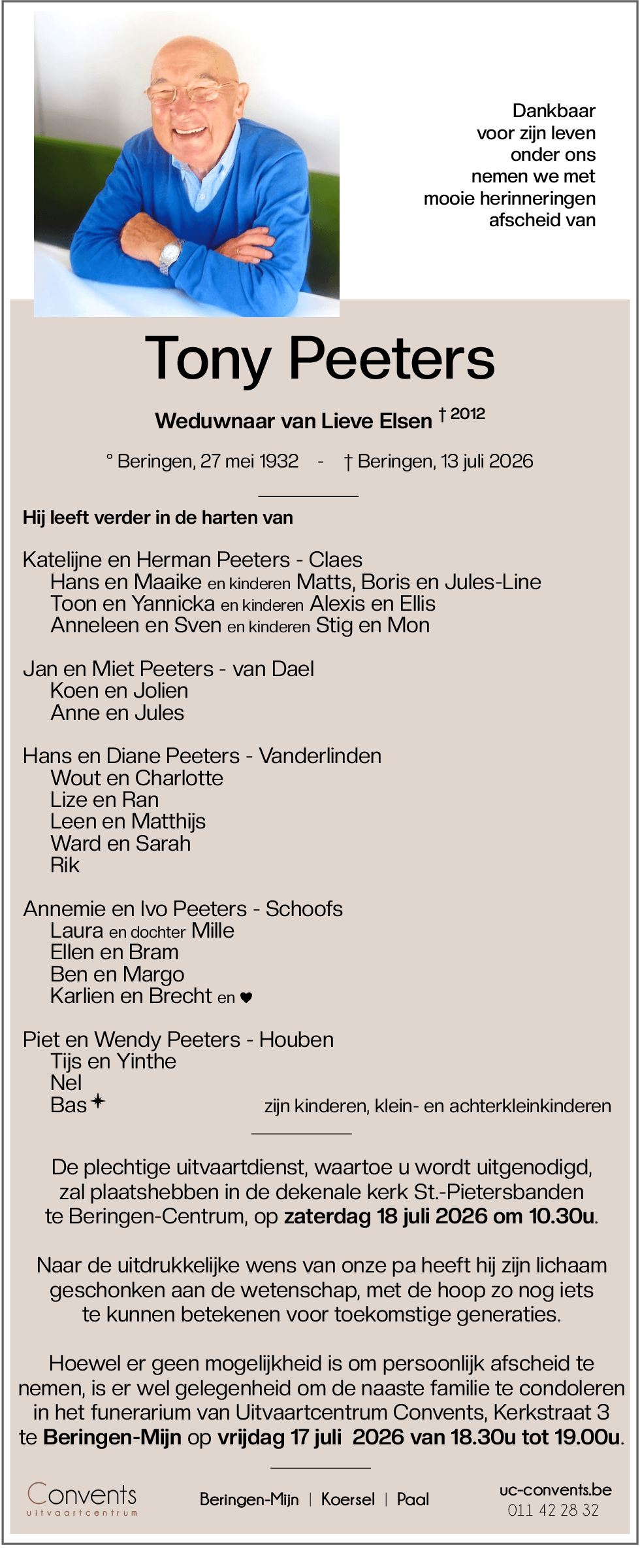 Tony Peeters