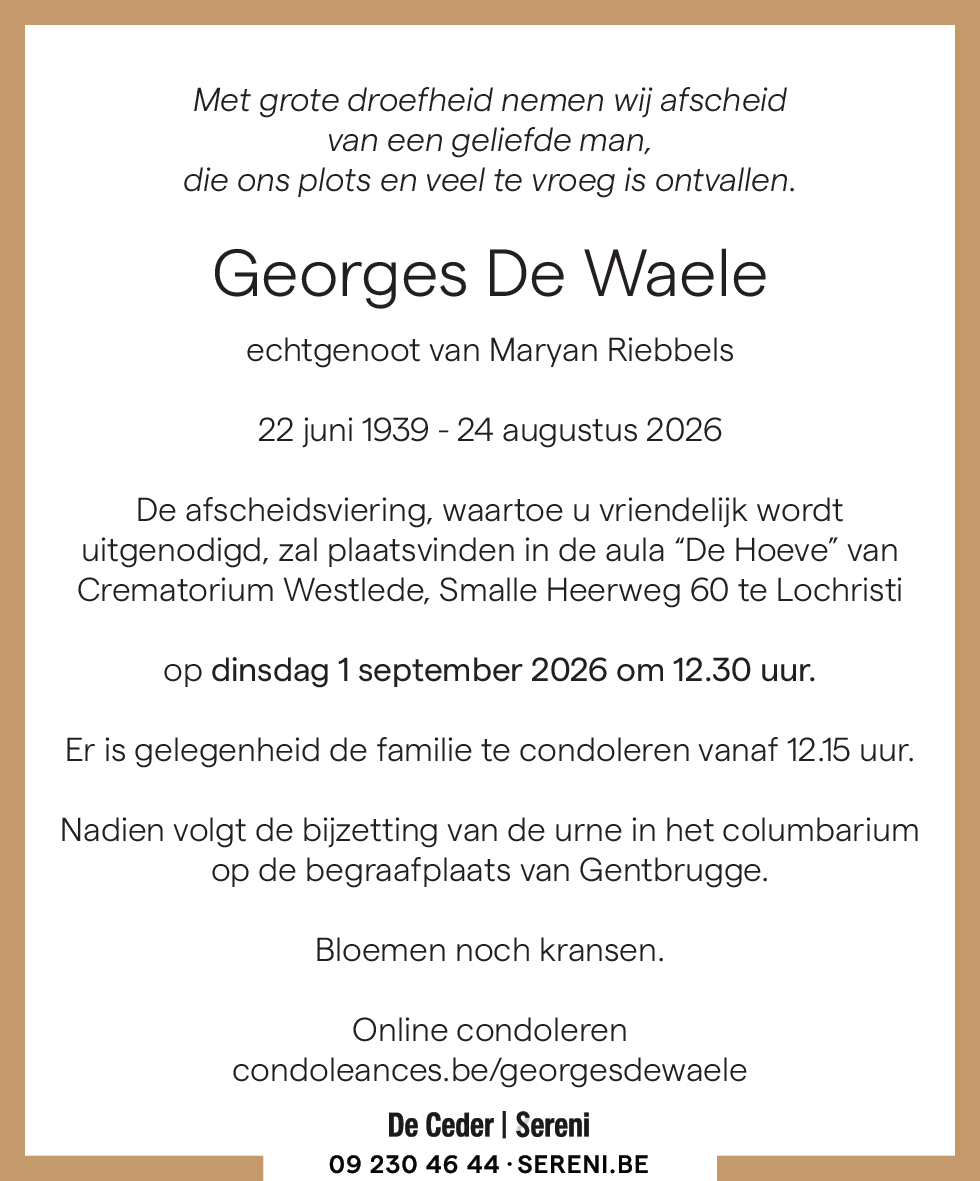 Georges De Waele