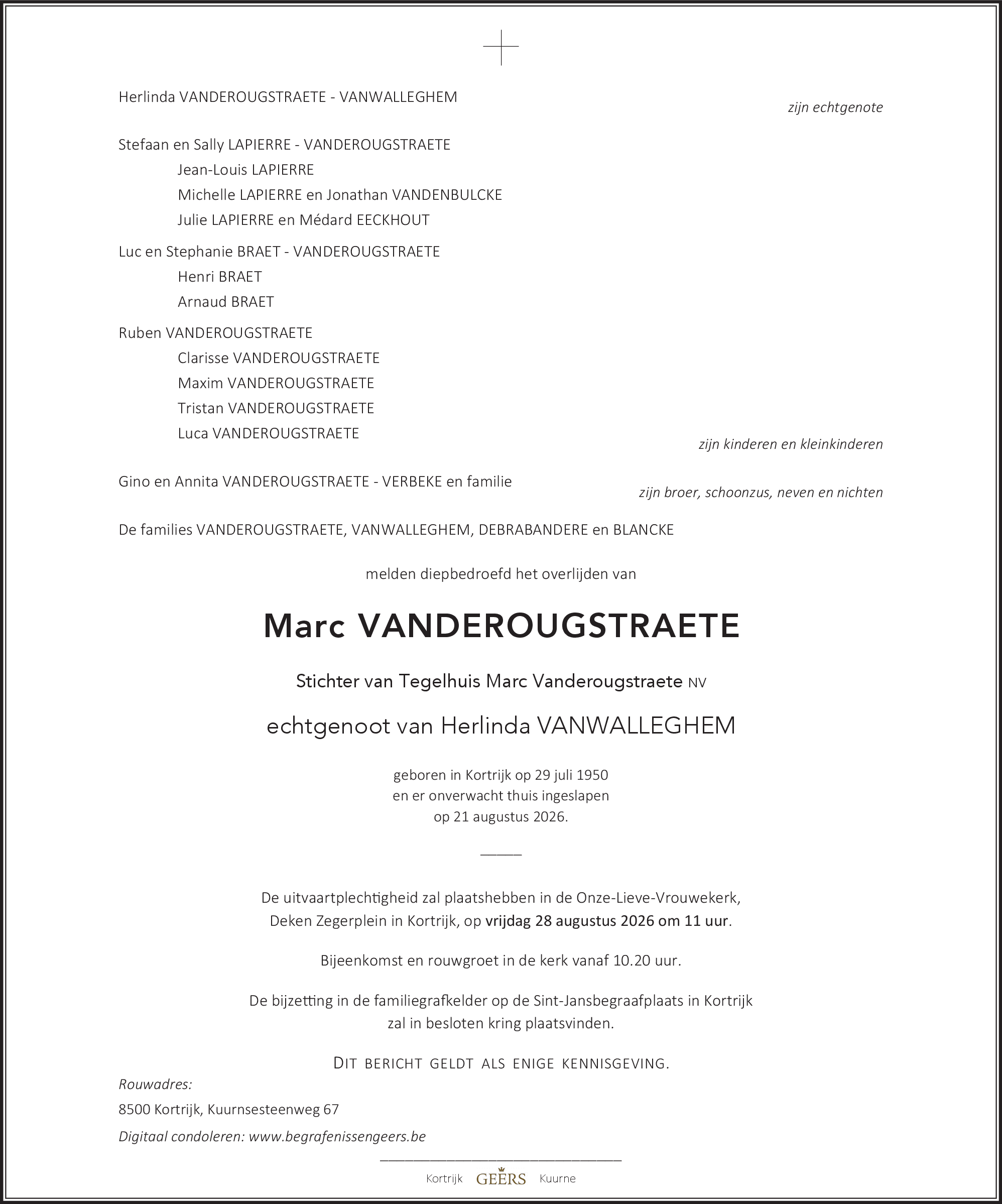 Marc VANDEROUGSTRAETE