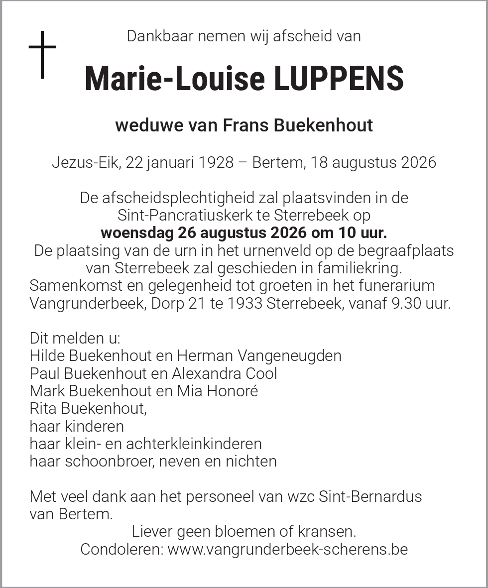 Marie-Louise Luppens