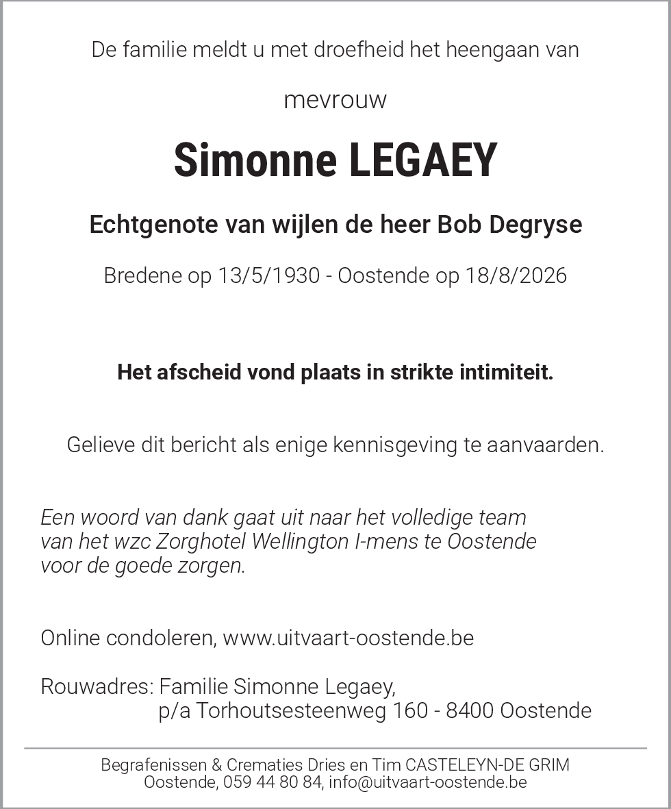 Simonne Legaey