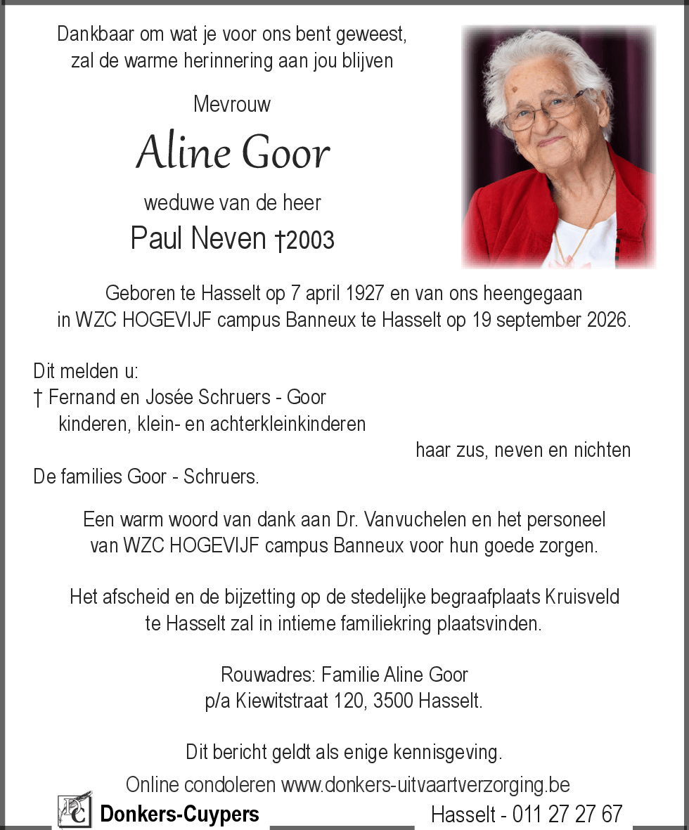 Aline  Goor 