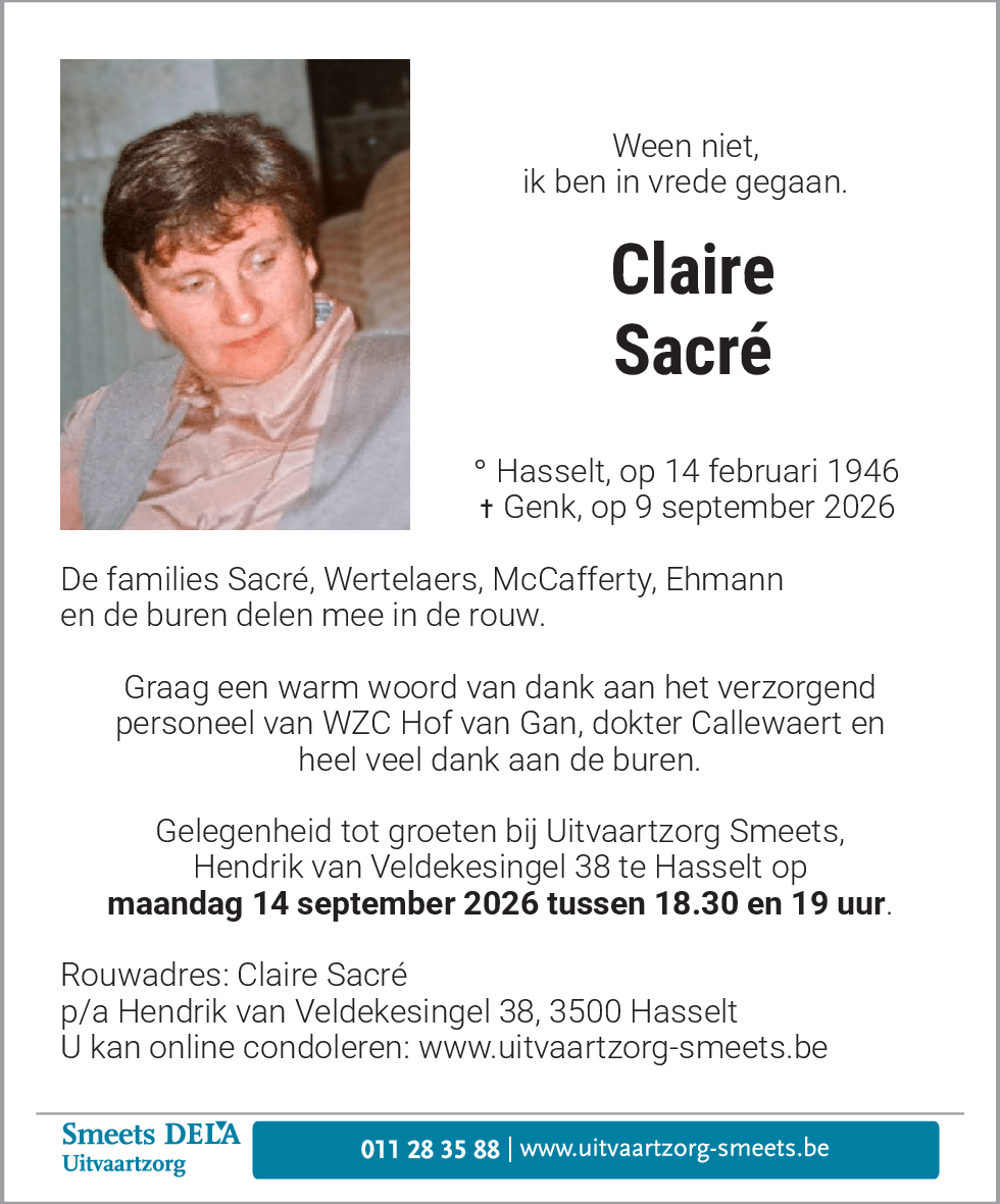 Claire Sacré