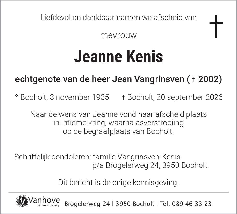 Jeanne Kenis