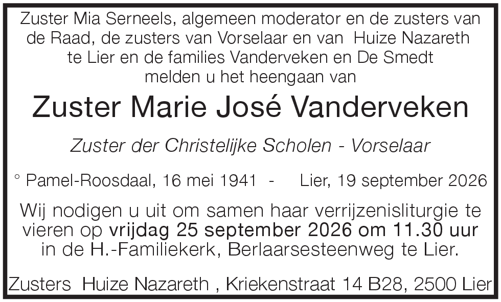 Marie José Vanderveken